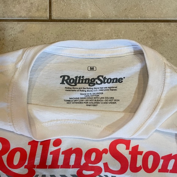 White Rolling Stones Shirt - Picture 4 of 4